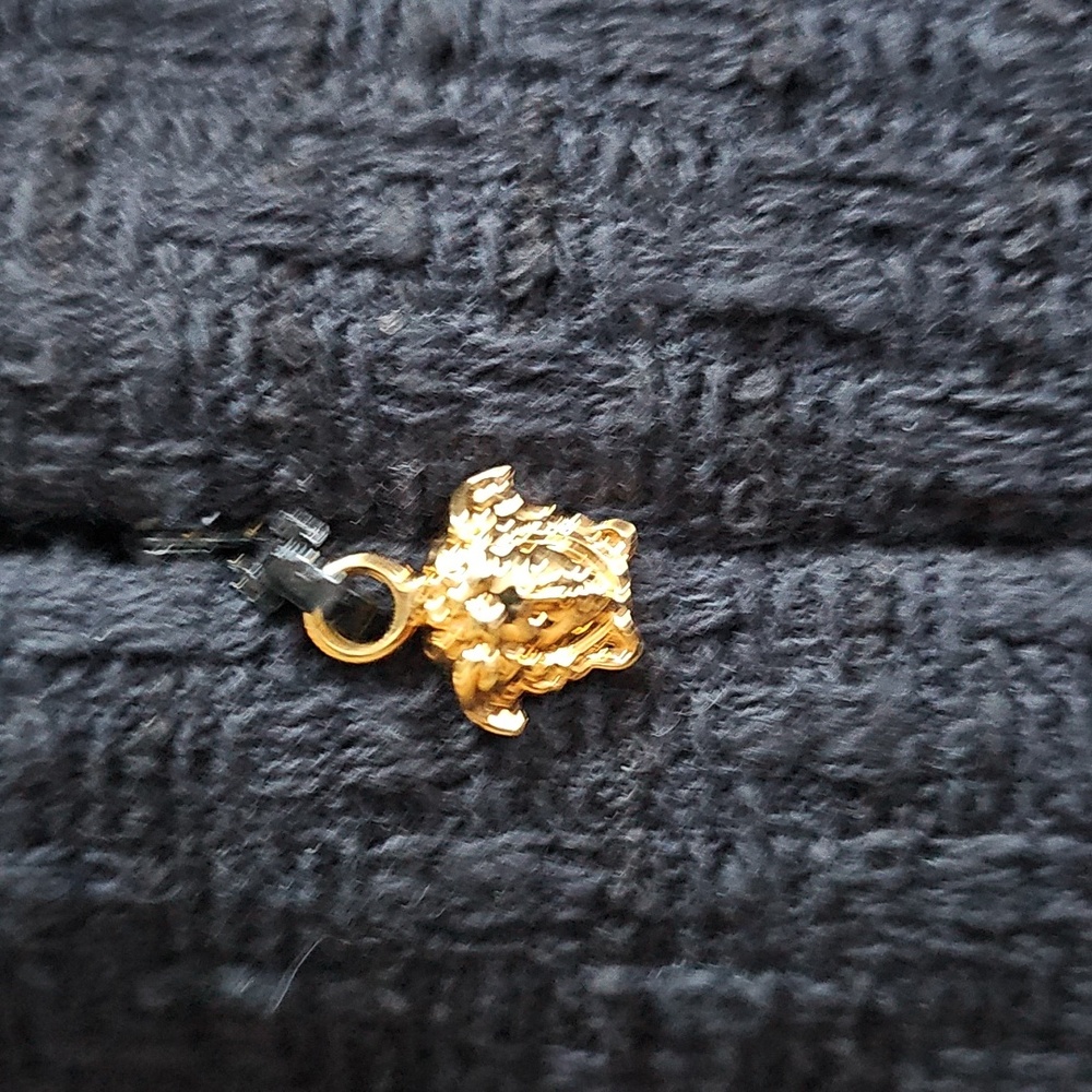 Versace Black Tweed Gold Chain Capped Sleeve Dress With Pockets - Picture 9 of 11